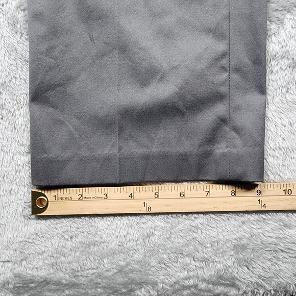 Perry Ellis Portfolio Pants Mens 36x34 Gray Premium Flex‎ Twill Dress Slacks - Picture 2 of 10